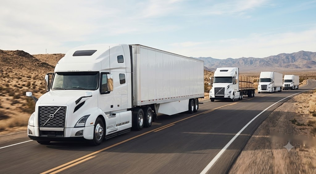 TAT Transport trucks on the highway